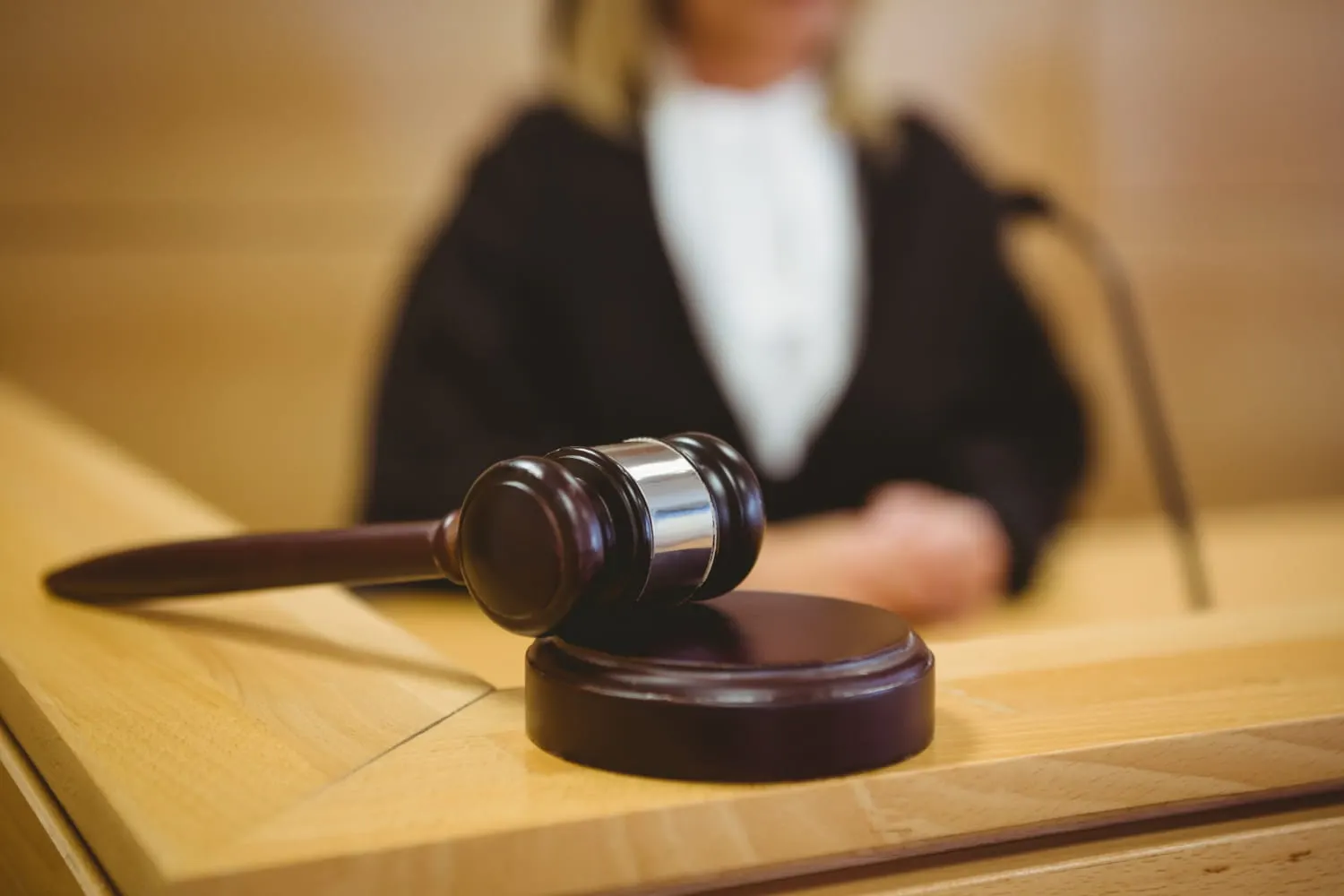 judge and a gavel